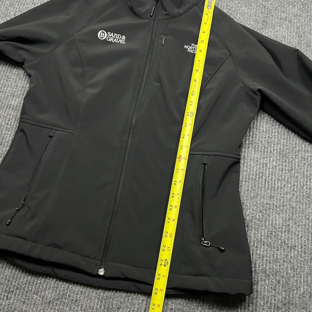 North Face Womens Apex Bionic 2 WindWall Softshell Jacket Black Large Ski Zip - Picture 5 of 10